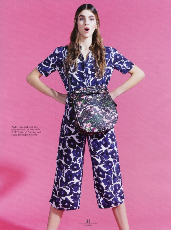 Tess de Vries for Dutch Elle April 2014 Photographer Jolijn Snijders 